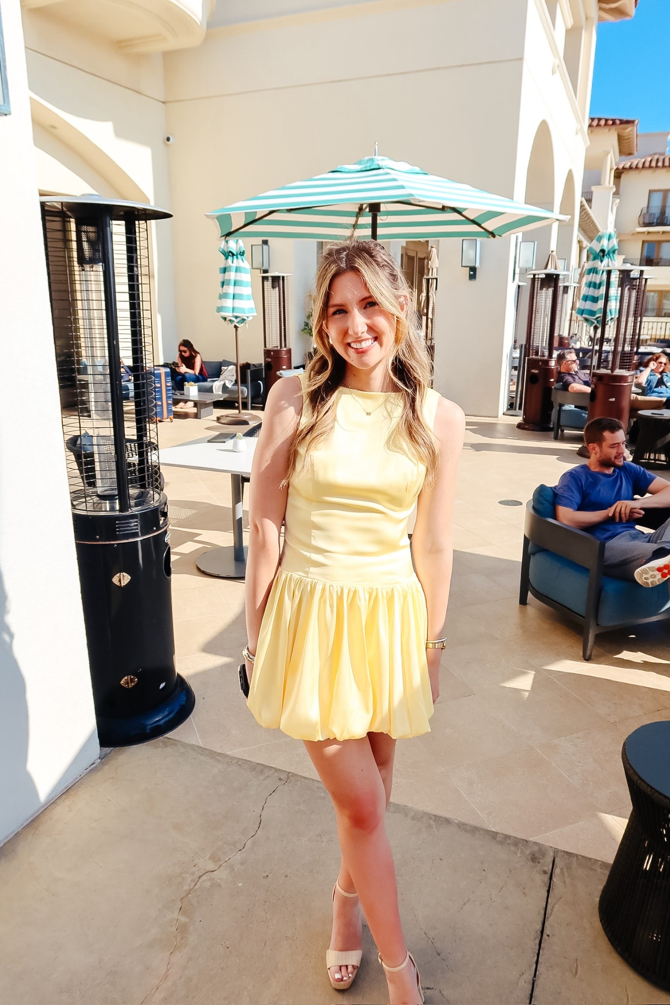 Spring rehearsal dinner dress 

Wedding guest 
Bubble dress
Yellow dress
Butter yellow 
Cocktail dress 
Trendy
Abercrombie 

#LTKWedding #LTKStyleTip #LTKFindsUnder100