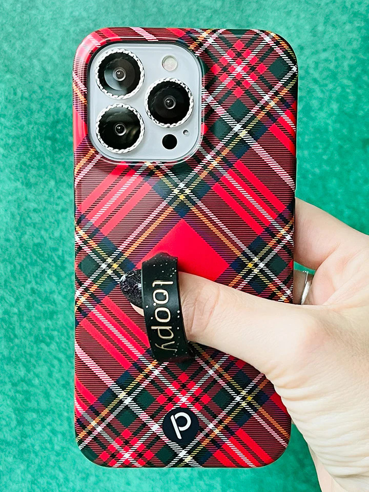 Loopy Cases - Red Tartan Plaid | Loopy Cases