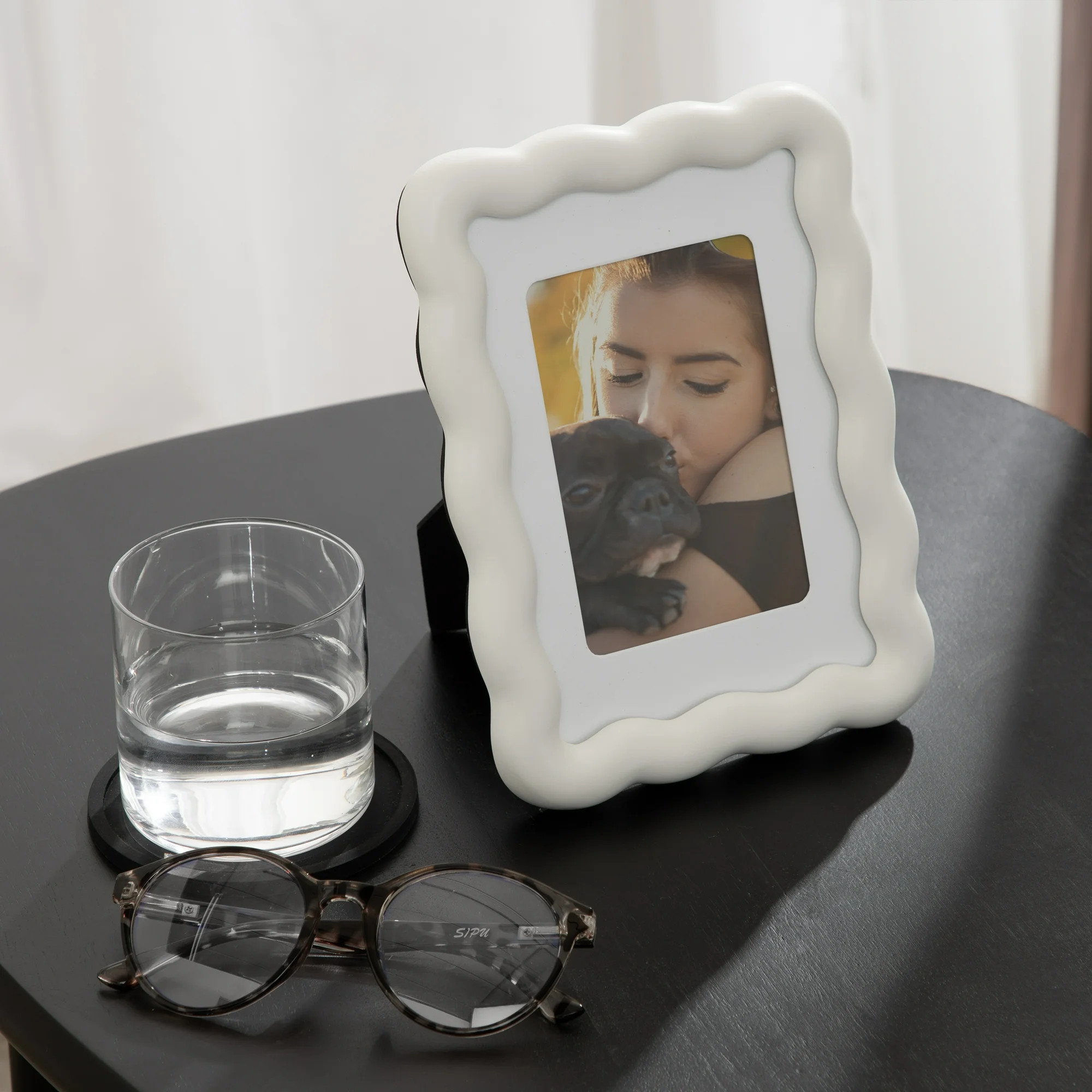 (4 pack) Mainstays 5x7 Wavy White Picture Frame | Walmart (US)