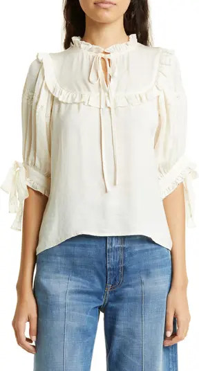 Ruffle Trim Blouse | Nordstrom