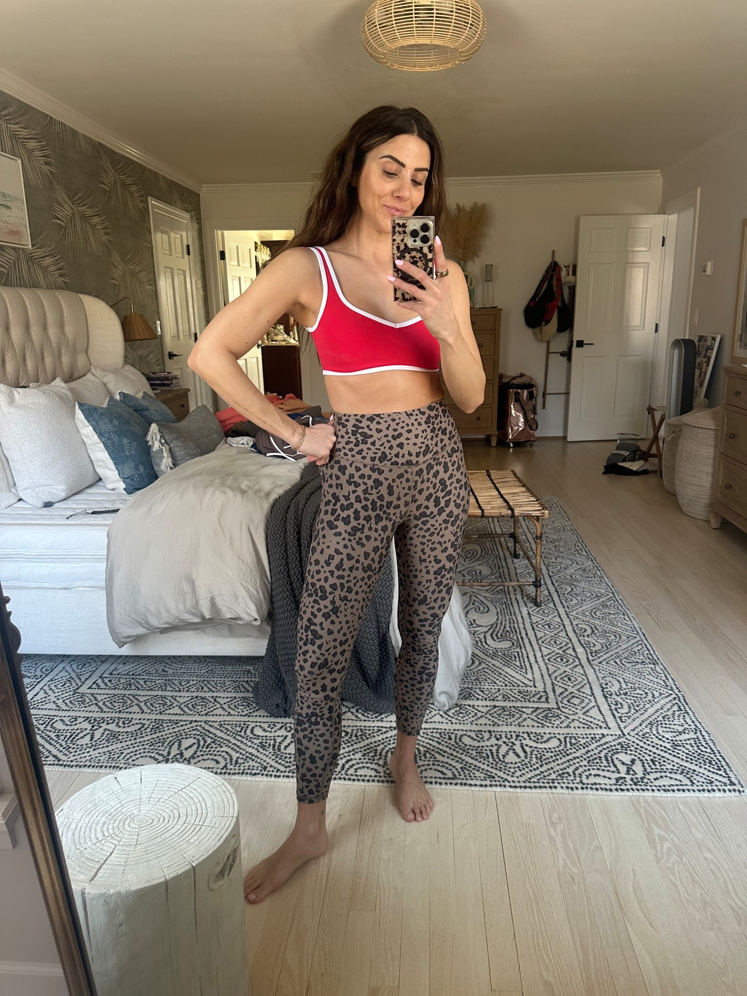 @abercrombie is 25% off through the LTK app! I’m loving this fun workout set from YPB! Wearing a S in the top and an XS in the leggings! #abercrombiepartner