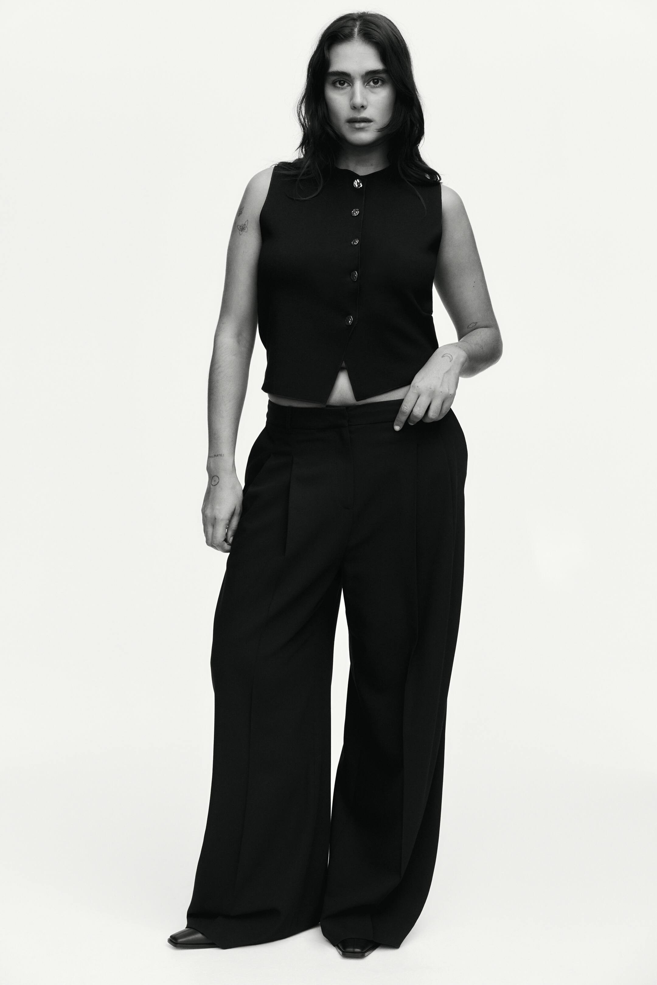 Gilet aus Jersey - Schwarz - Ladies | H&M AT | H&M (DE, AT, CH, NL, FI)