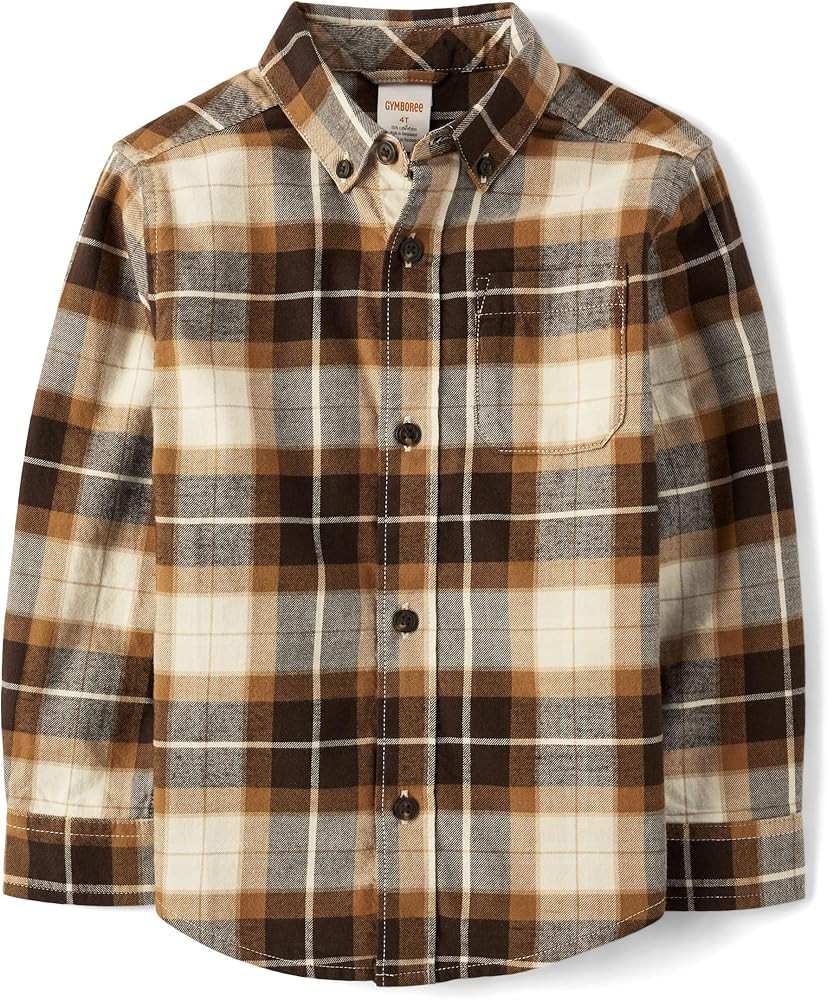 Gymboree,and Toddler Long Sleeve Plaid Button Up Shirts | Amazon (US)