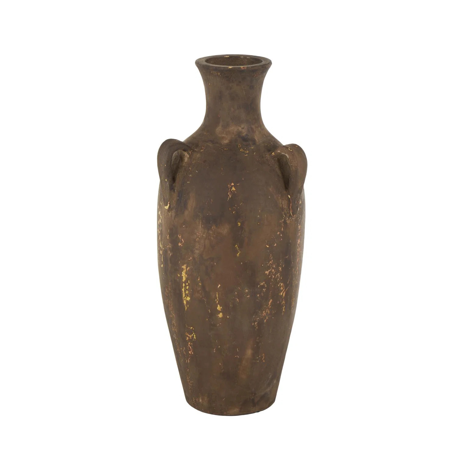 Cole And Grey Ceramic Antique Style Distressed Vase With Handles | Wayfair North America