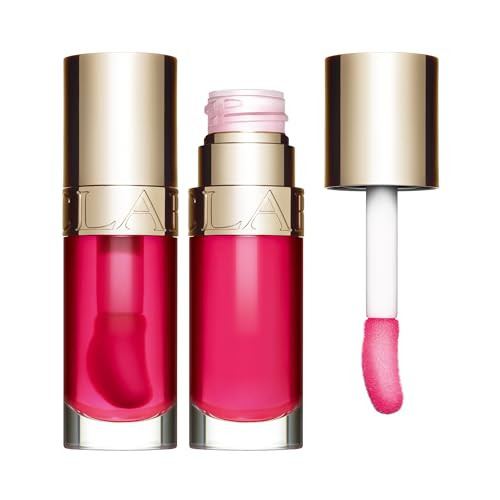 Clarins Lip Comfort Oil | Soothes, Comforts, Hydrates and Protects Lips | Sheer, High Shine Finish | Visibly Plumps | 93% Natural Ingredients | Organic Sweetbriar Rose Oil, Rich in Omega-6 and Omega-3 | Amazon (US)