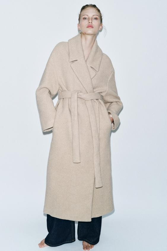 100% CASHMERE COAT ZW COLLECTION | Zara US