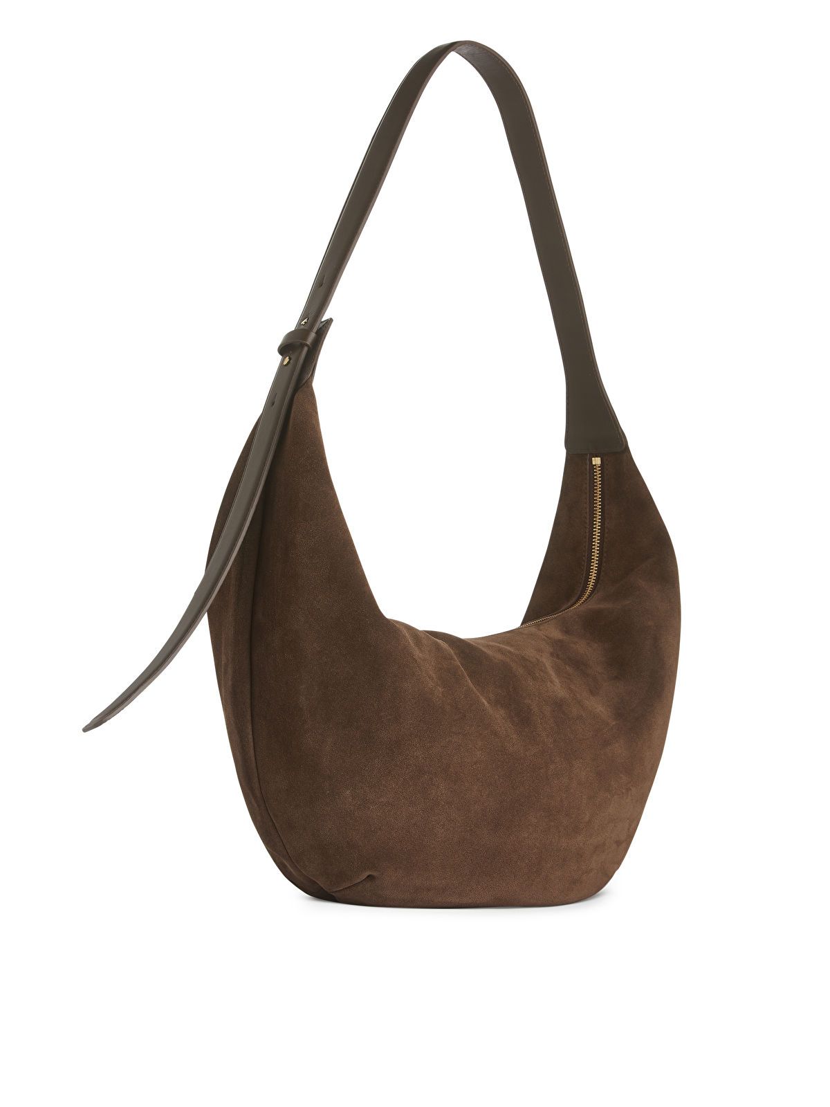 Curved Suede Bag | ARKET (US&UK)