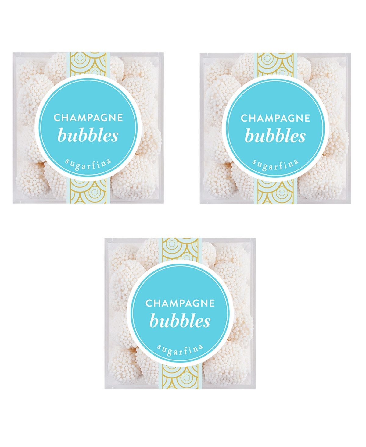Sugarfina Champagne Bubbles Small Cube Kit, 3 Pieces | Macy's
