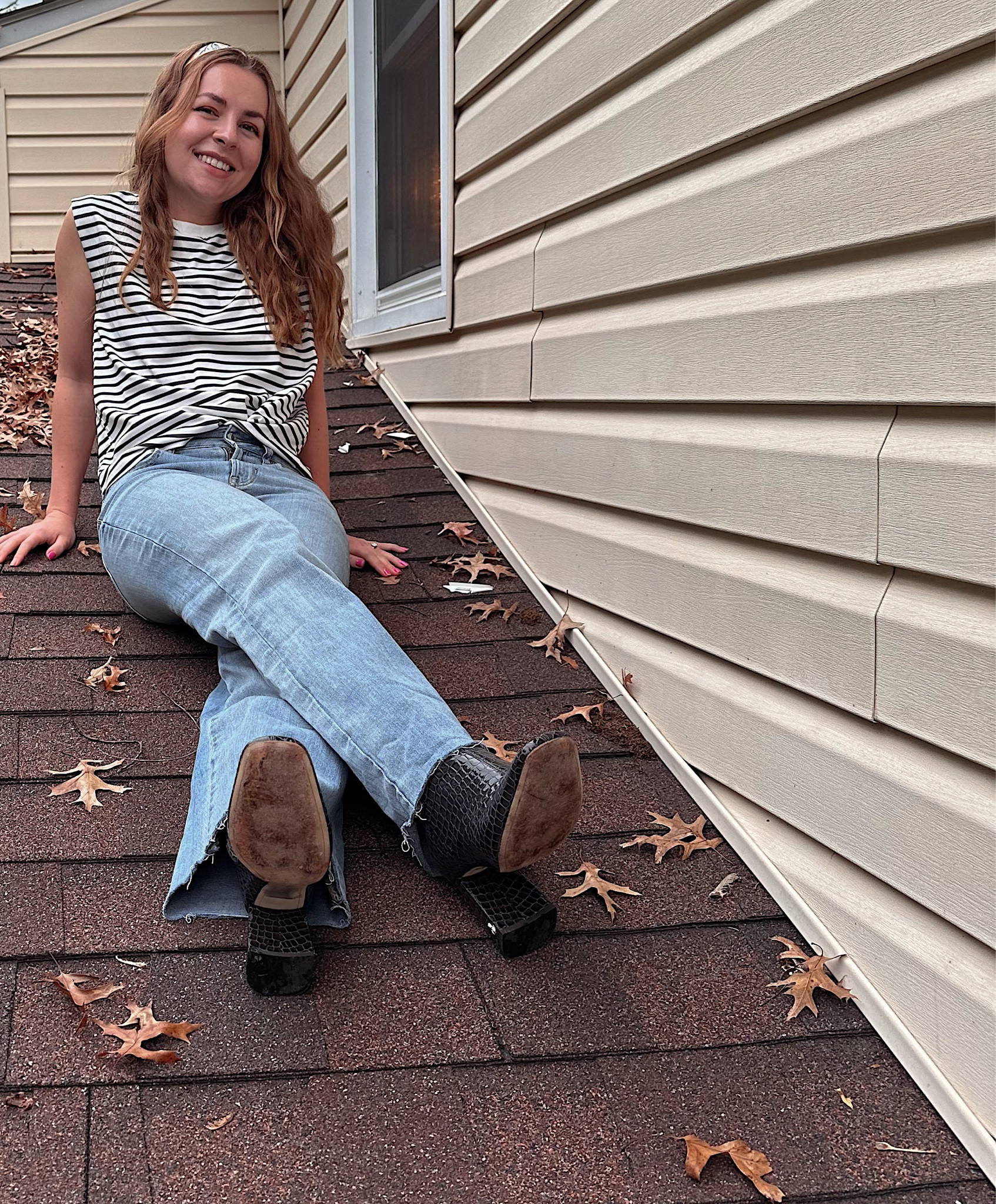 Easy to style fall basic striped tee shirt 

#LTKfindsunder50 #LTKSeasonal