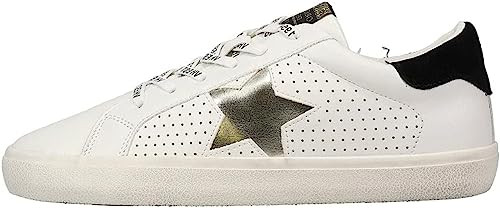 Vintage Havana Women's Casual and Fashion Sneakers, White/Gold Multi, 5.5 | Amazon (US)