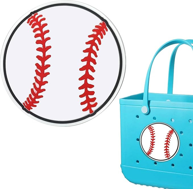 Mity rain Sports Charms for Bogg Bag baseball, Decoration Accessories for Bogg Bag Original All M... | Amazon (US)