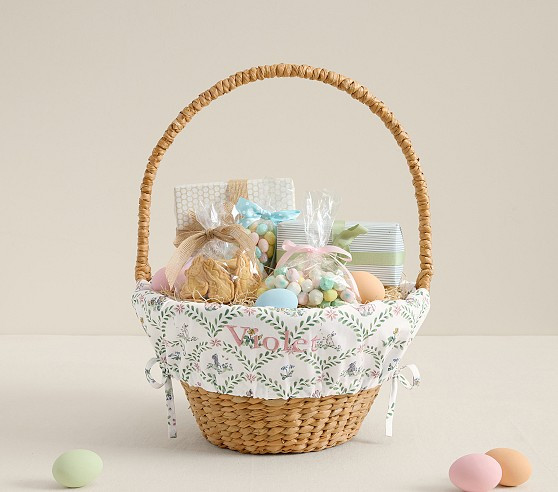 Riley Sheehey Scallop Icon Easter Basket Liner | Pottery Barn Kids