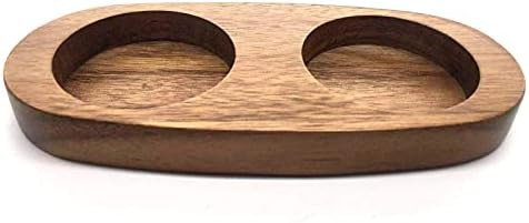 Salt and Pepper Mill Tray,Acacia Wood Tray, Salt & Pepper Grinder Accessories（Inner Dia 5.8cm... | Amazon (US)