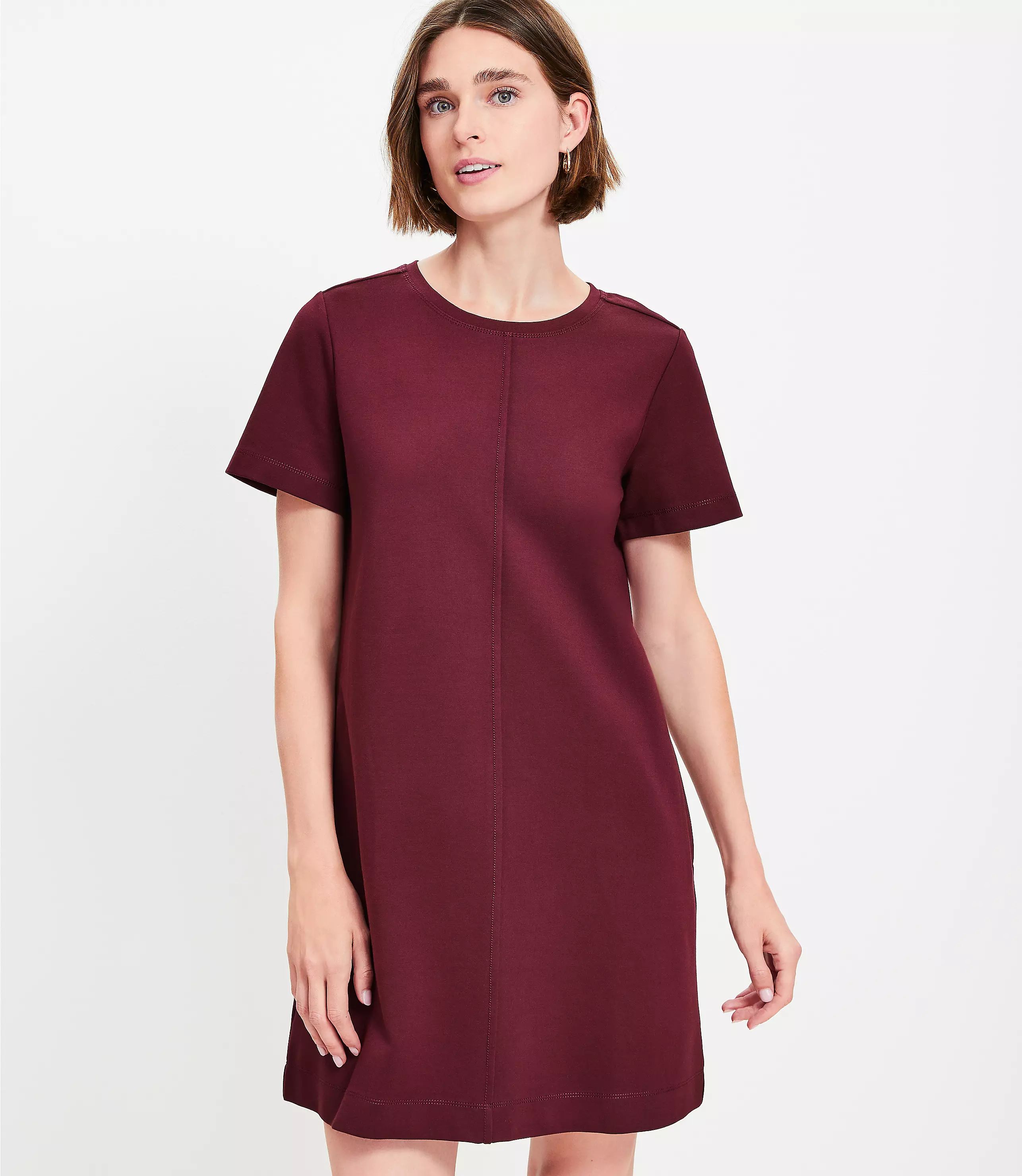 Tall Ponte Pocket Mini Dress | LOFT