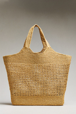 By Anthropologie Woven Slouchy Tote Bag | Anthropologie (US)