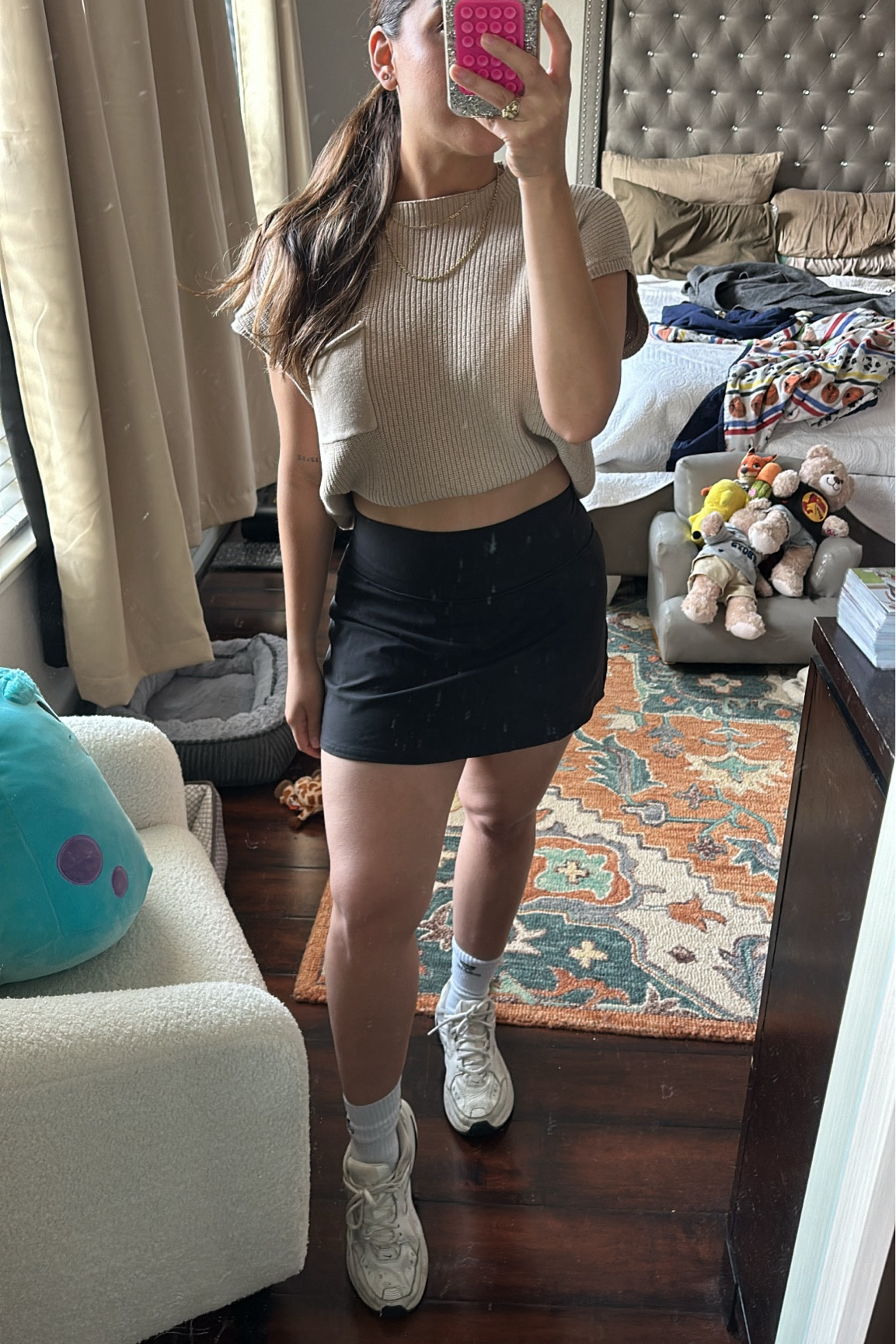 Lululemon came out with a the best skirt ever!!! Align skirt , genius! It was sold out in all my stores near me so ordered online and got here in less than a week. They recently just dropped it in several colors. When I bought mine they only made it in black! Yesterday, all colors dropped! Snag yours before they sell out!!! Order same size as leggings. 

#LTKstyletip #LTKActive #LTKfitness