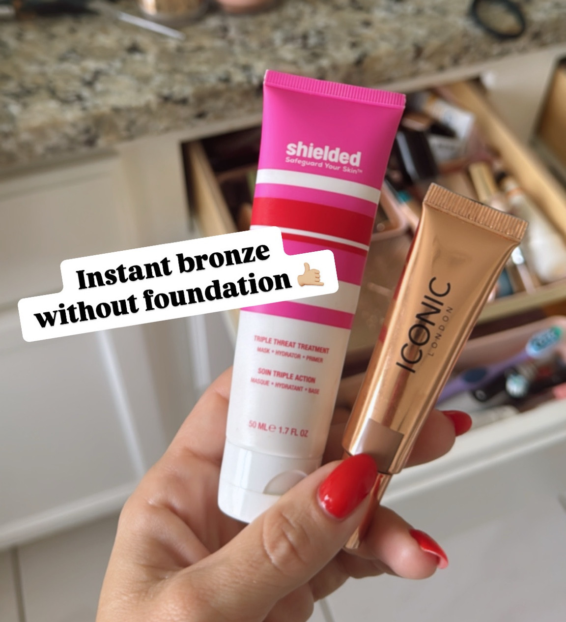 Pair with the sheer blush (tagged below), mascara, brows, and tinted gloss for the perfect everyday glow without the coverage 🤙🏼

#LTKBeauty #LTKU