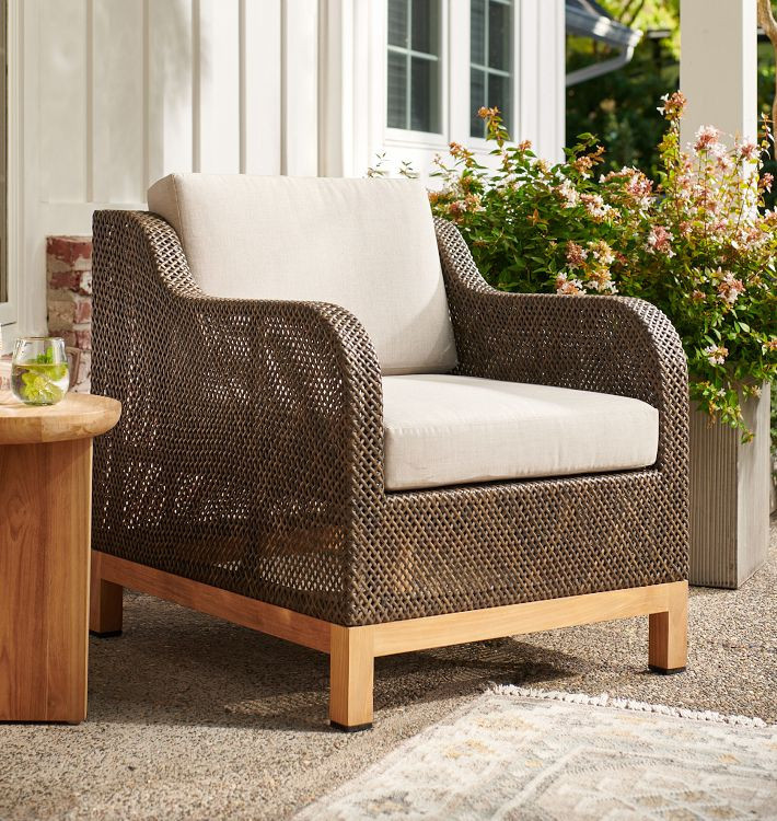 Gerald Wicker Lounge Chair | Rejuvenation