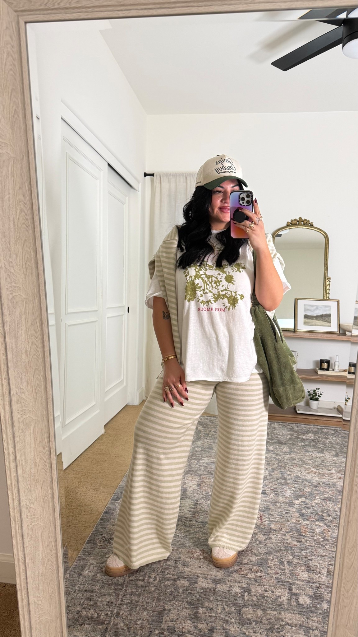 size large in the pants and t shirt and size xl in the sweater! 

#LTKgrwm #LTKMidsize #LTKootd