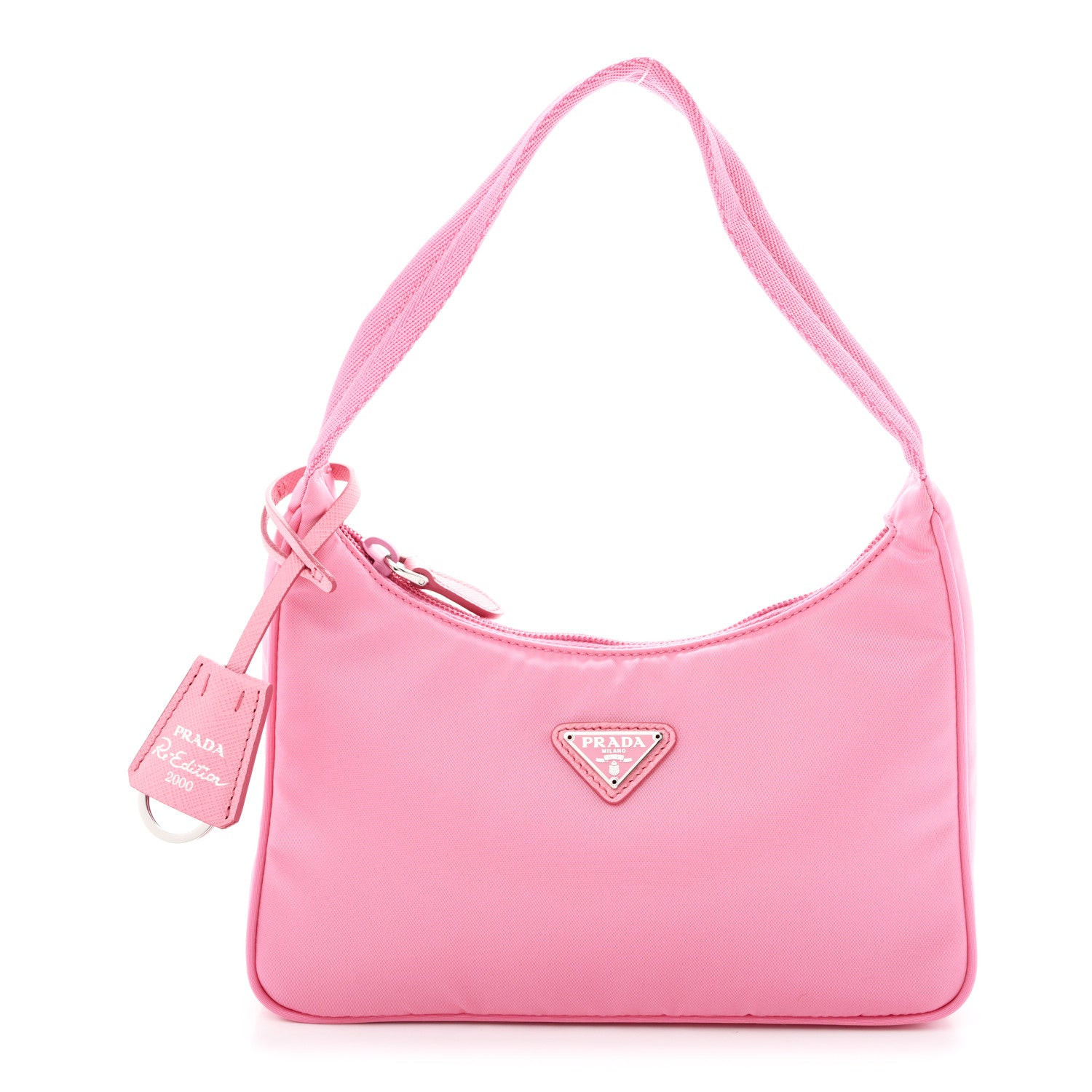 Prada Tessuto Nylon Mini Re-Edition 2000 Bag Begonia 1949803 | FASHIONPHILE (US)