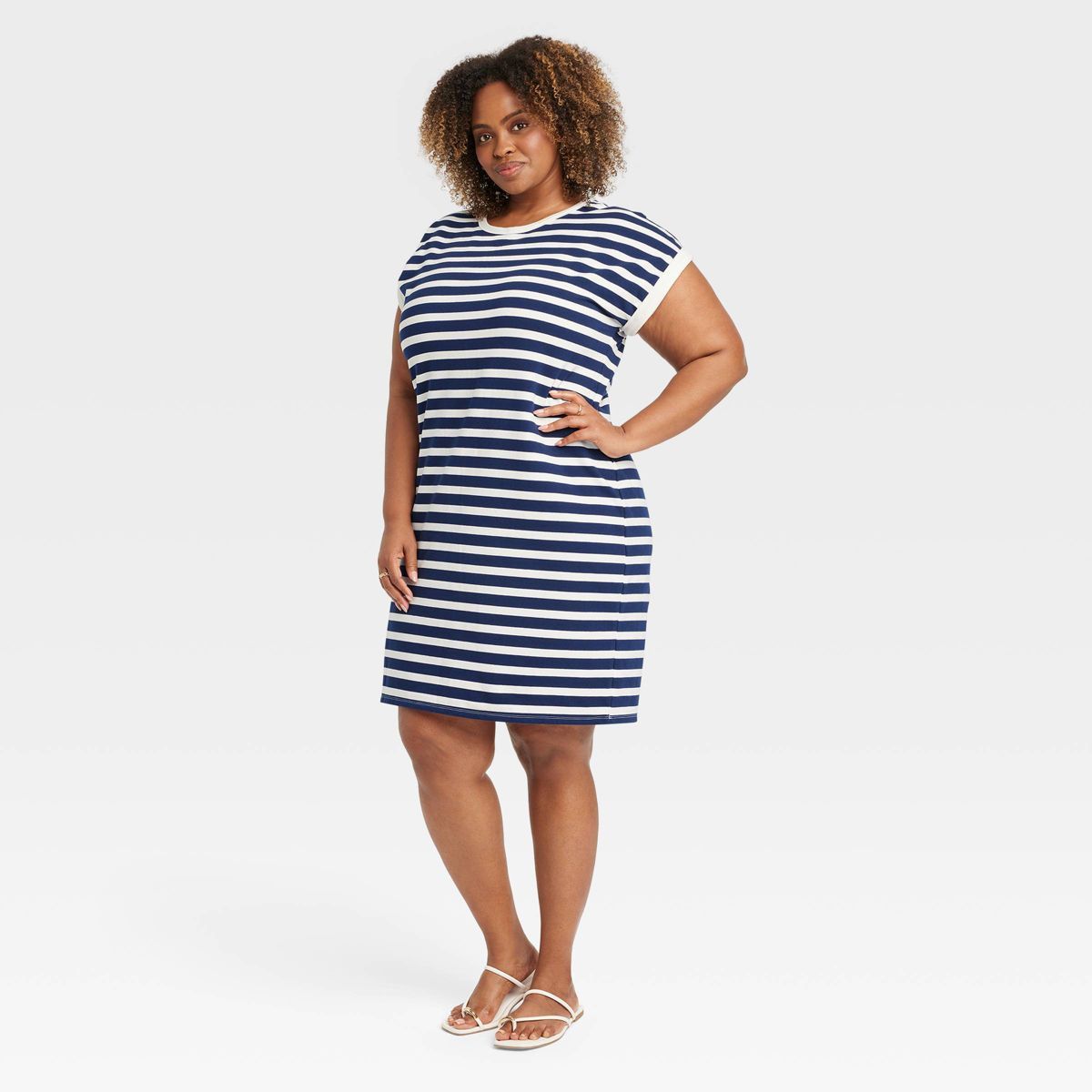 Women's Short Sleeve Knit Mini T-Shirt Dress - Ava & Viv™ | Target