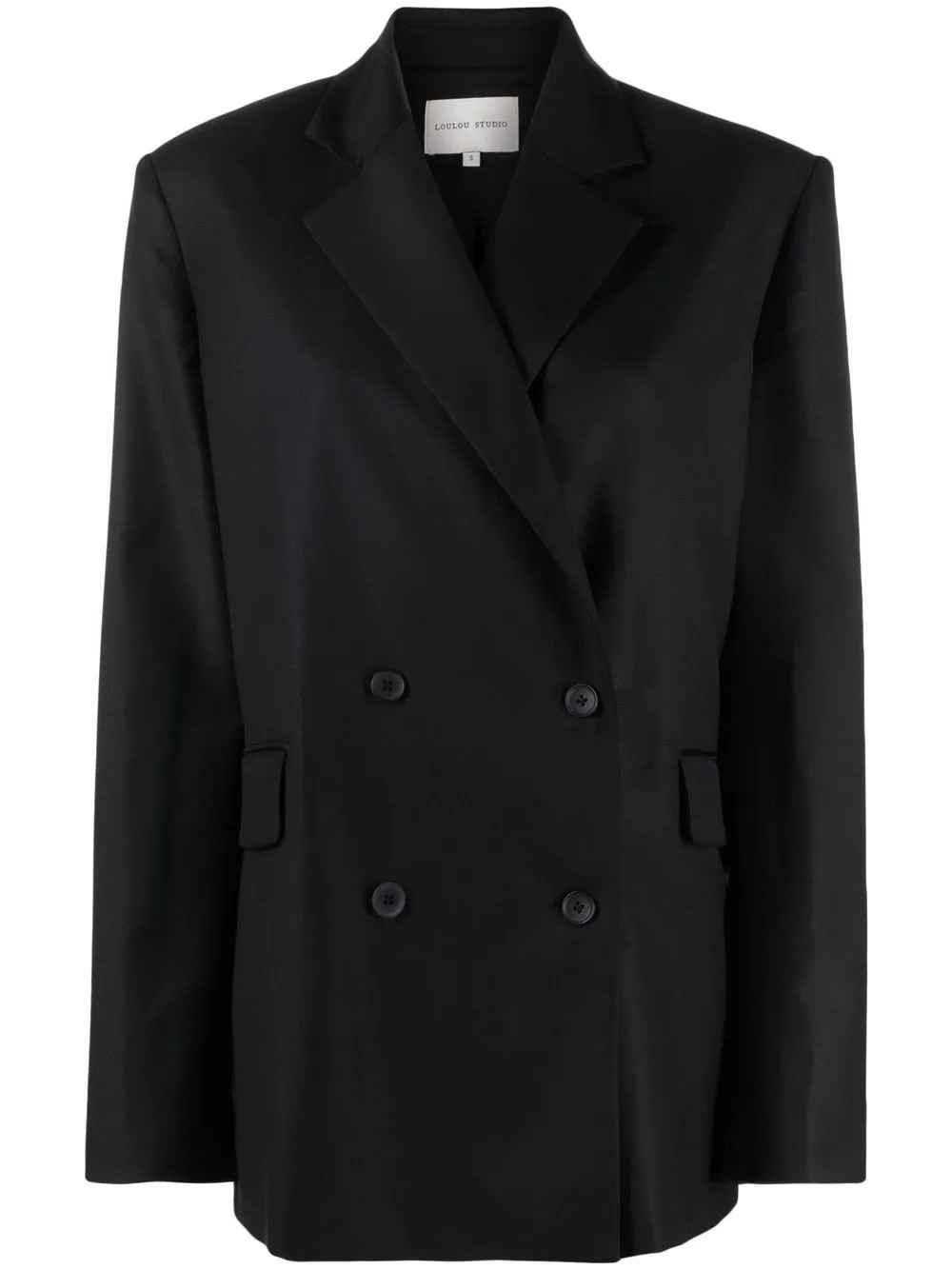Loulou Studio double-breasted Wool Blazer - Farfetch | Farfetch Global