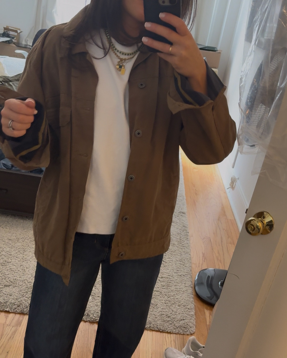 Love borrowing my husbands jacket!