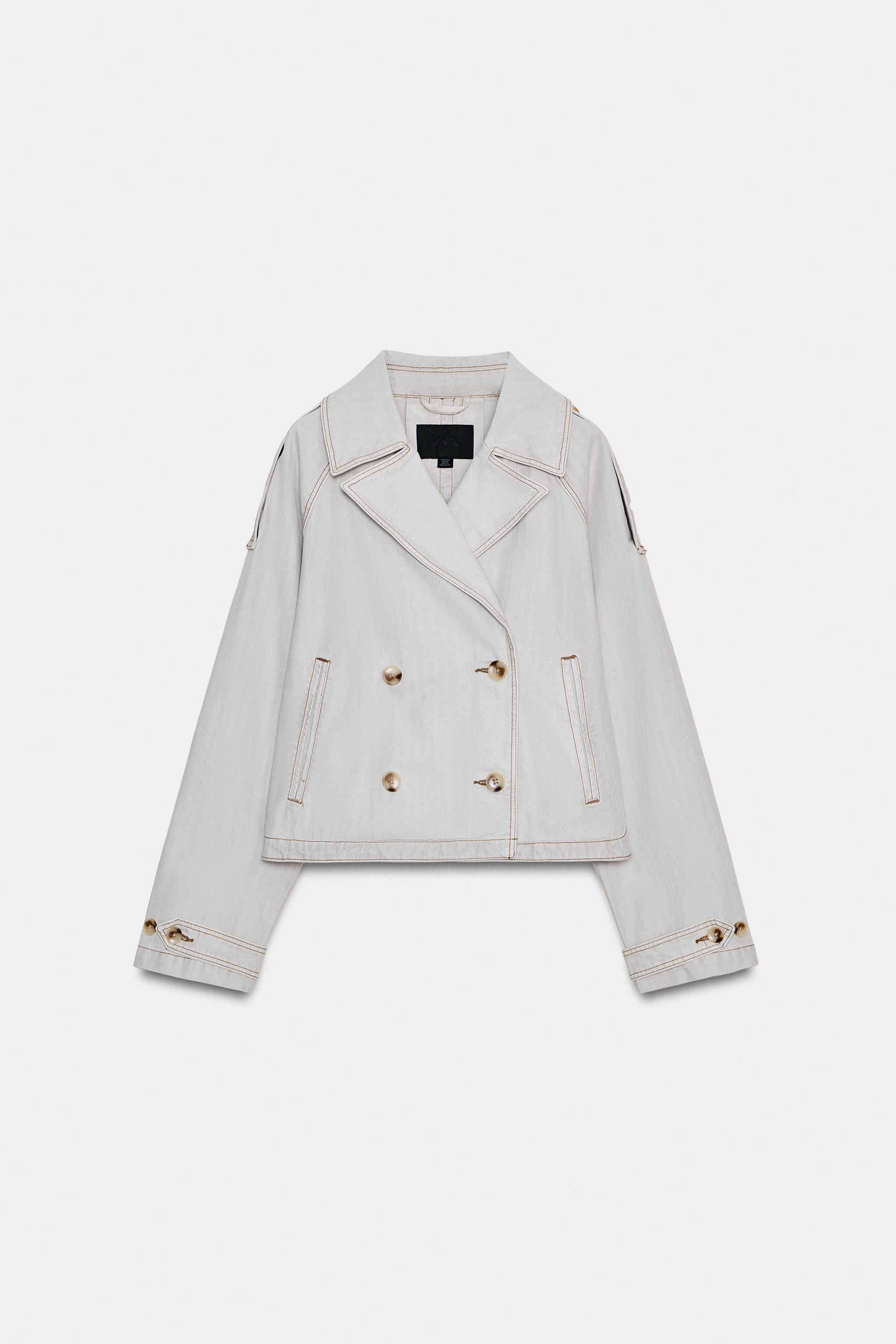 WASHED HERRINGBONE JACKET | Zara US