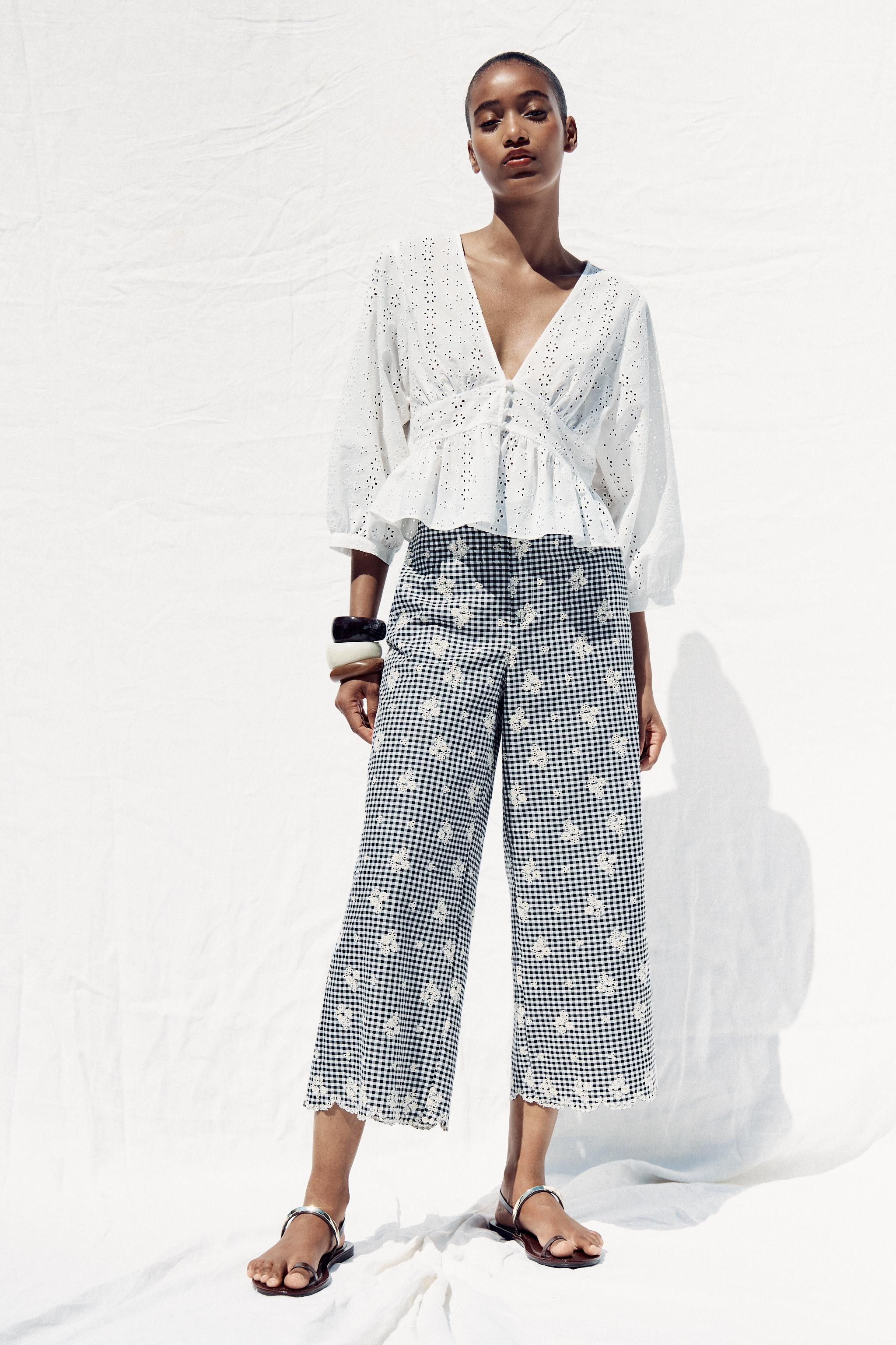 EYELET EMBROIDERY SHIRT | Zara US