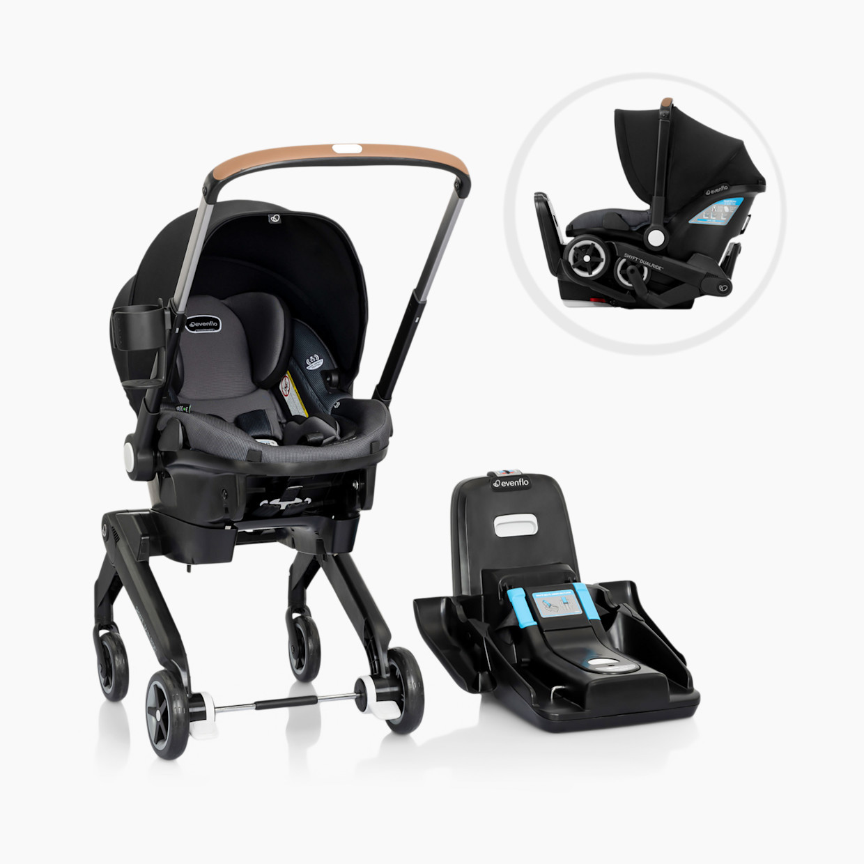 Shyft DualRide Infant Car Seat and Stroller Combo | Babylist