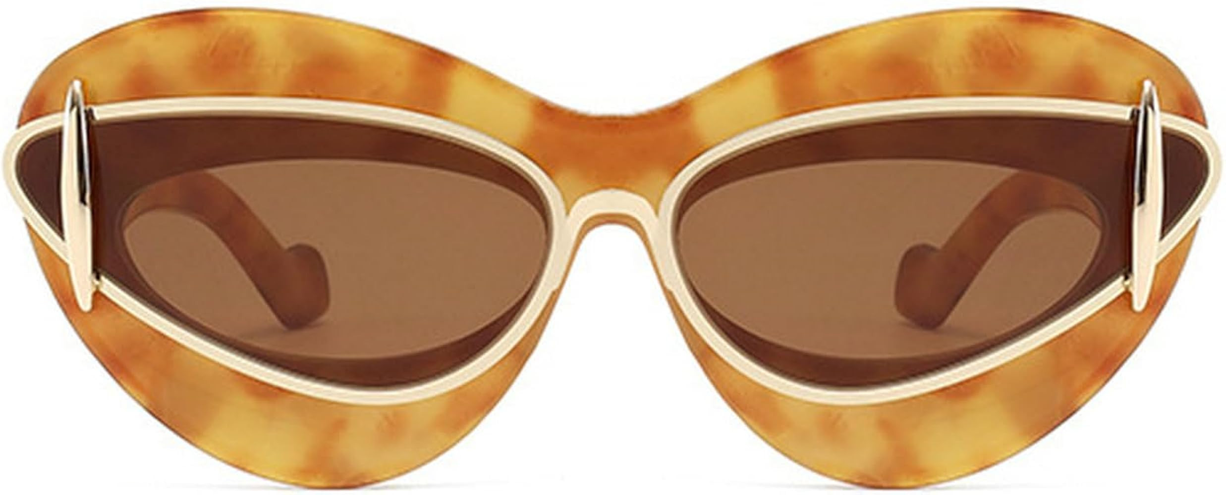 Fashion Lips Cat Eye Sunglasses for Women Vintage Y2K Sun Glasses Ladies Gradient Black Shades UV... | Amazon (US)