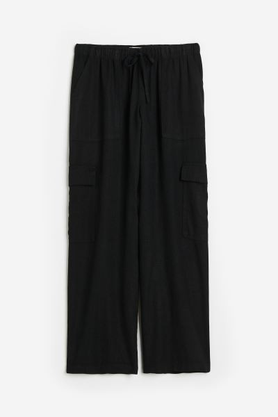 Linen-blend Cargo Pants | H&M (US + CA)