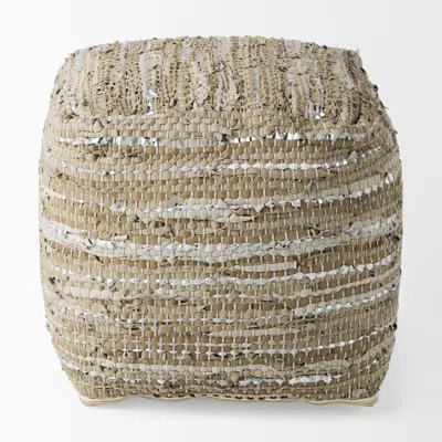 Tharp 16" Wide Square Pouf Ottoman | Wayfair North America