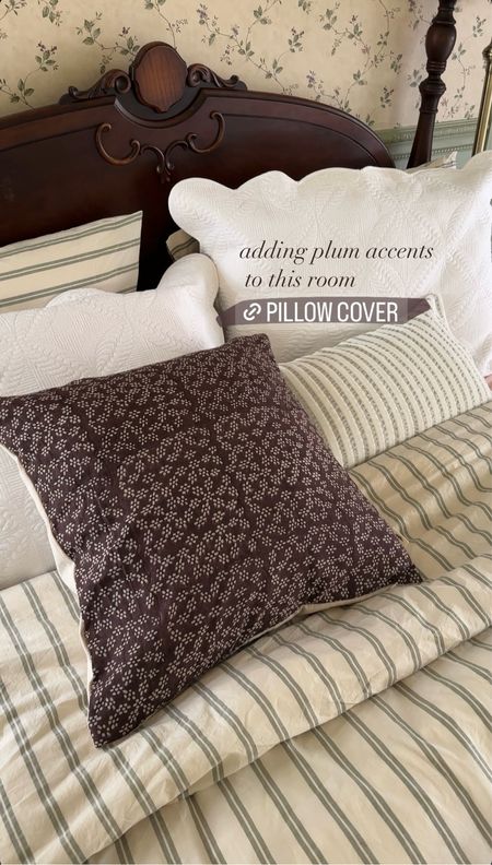 Plum accent pillow cover 

#LTKhome #LTKfindsunder100