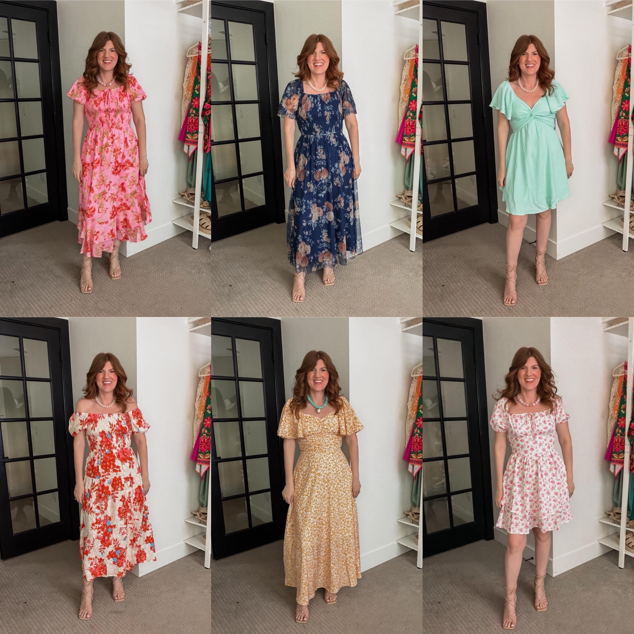 Spring dresses from Amazon with sleeves. Size small. 

#LTKPetite #LTKWedding #LTKSeasonal
