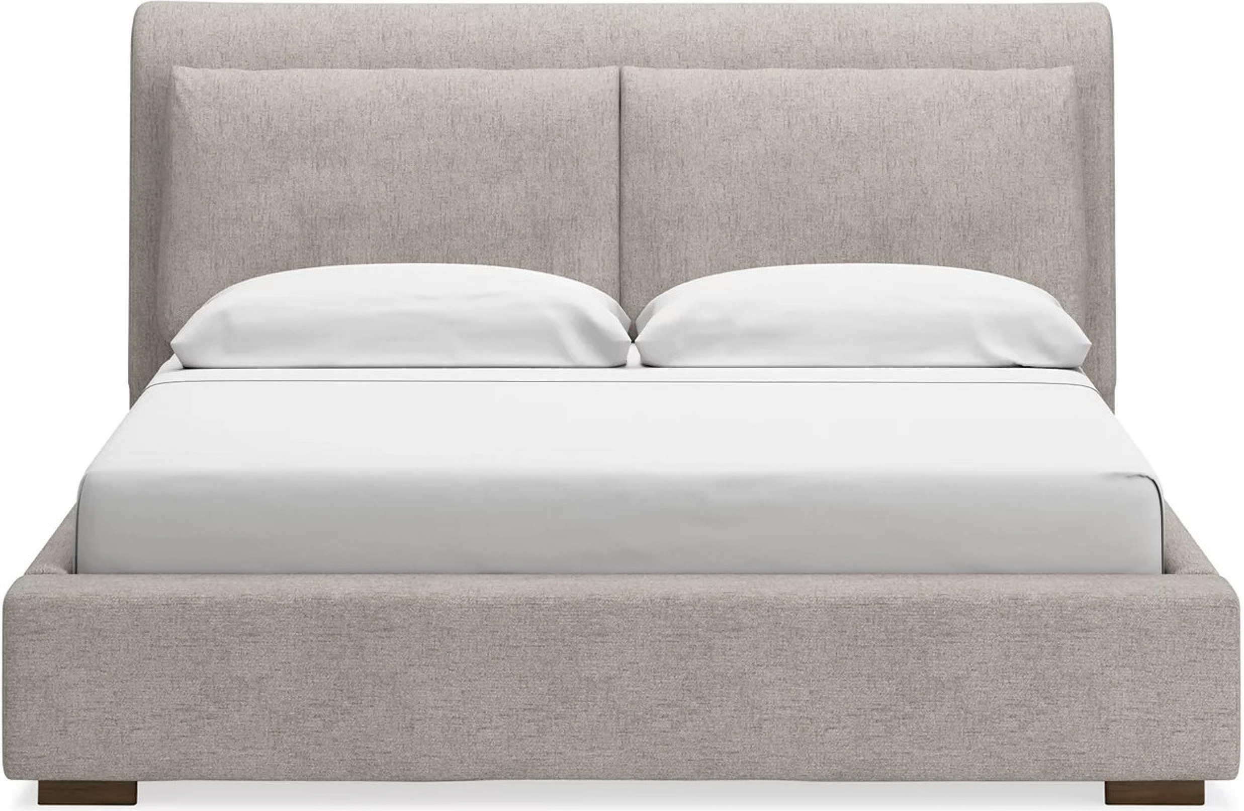 Cabalynn Queen Upholstered Bed In Light Brown | 1stopbedrooms