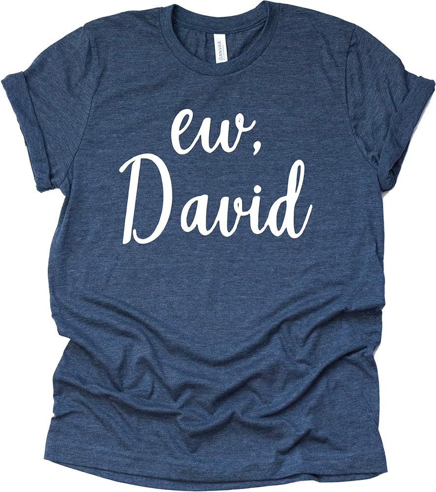 Ew David t-Shirt Moira Alexis Rose t-Shirt TV Sitcom Novelty t-Shirt Short Sleeve Print Casual To... | Amazon (US)