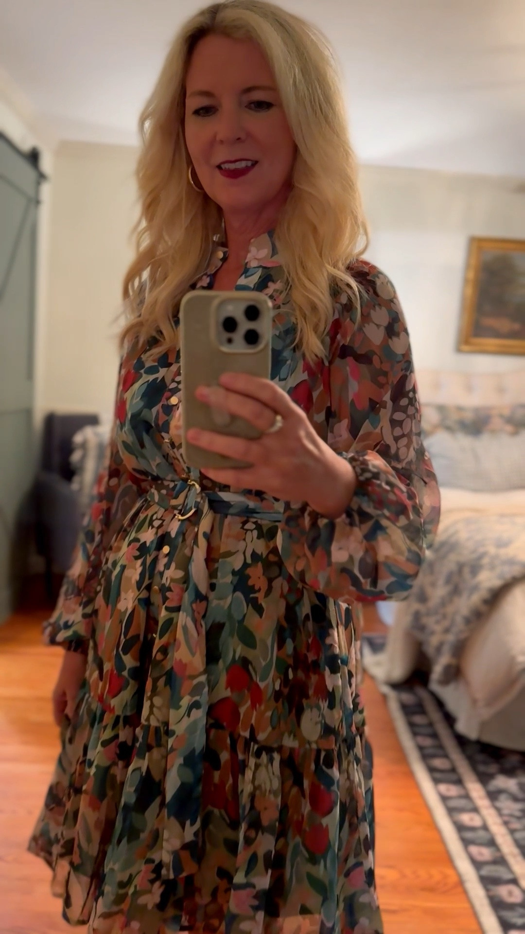 Love this dress!!! It comes in 13 other patterns and the adjustable belt makes it flattering instead of frumpy. The bottom is lined and I love the quality. I’m wearing a medium, but exchanging for a small.

#LTKootd #LTKOver40 #LTKWorkwear