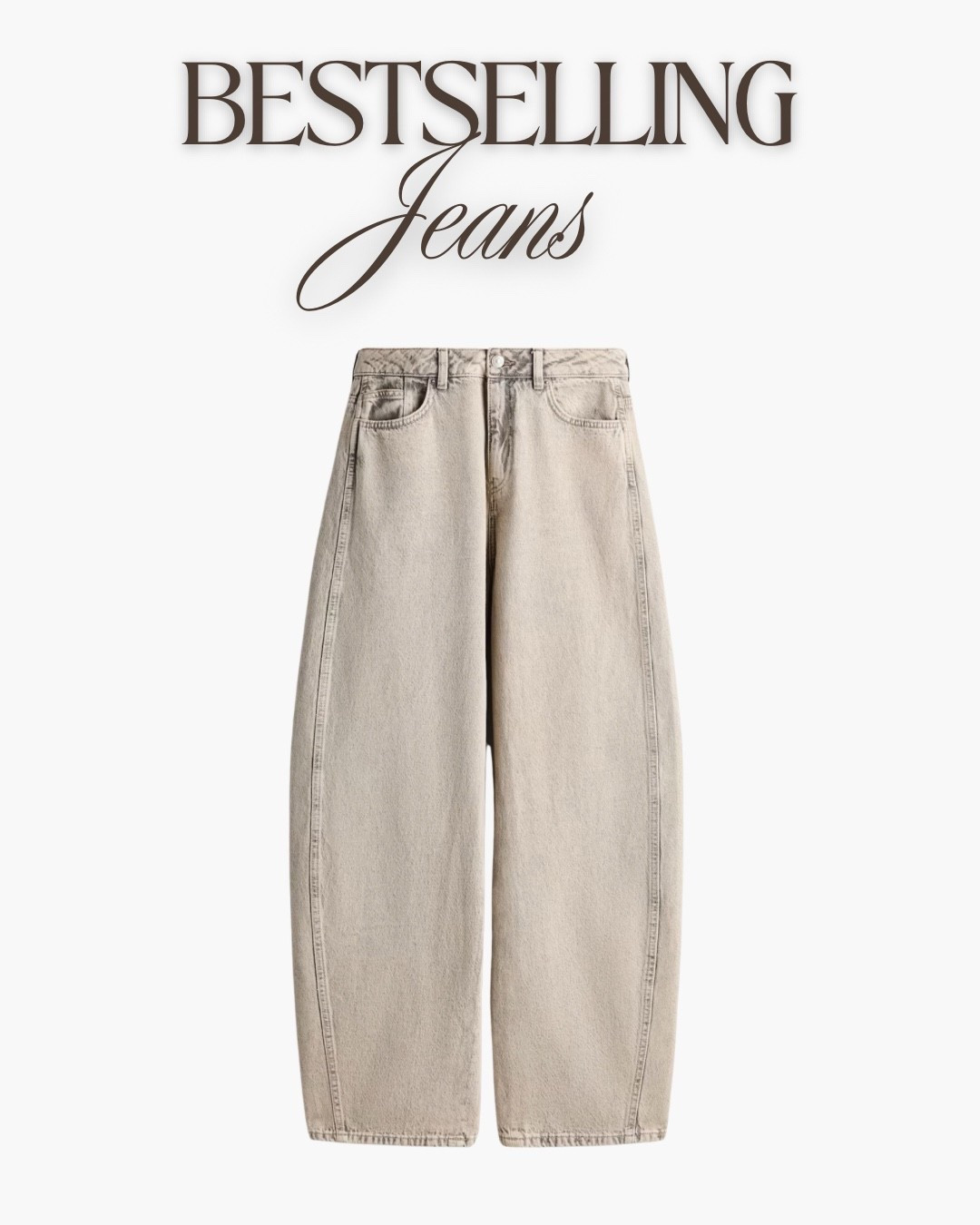 H&M JEANS - The bestselling barrel leg jeans that you can’t get enough of. The fave colour way is this gorg washed greige colour that’s perfect paired with neutral tones. The jeans are a good fit and under £25 - you can get an extra 15% off for a limited time only

#jeans #hm #autumn

#LTKautumn #LTKjeans #LTKeurope