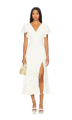 ASTR the Label Junia Dress in Cream from Revolve.com | Revolve Clothing (Global)