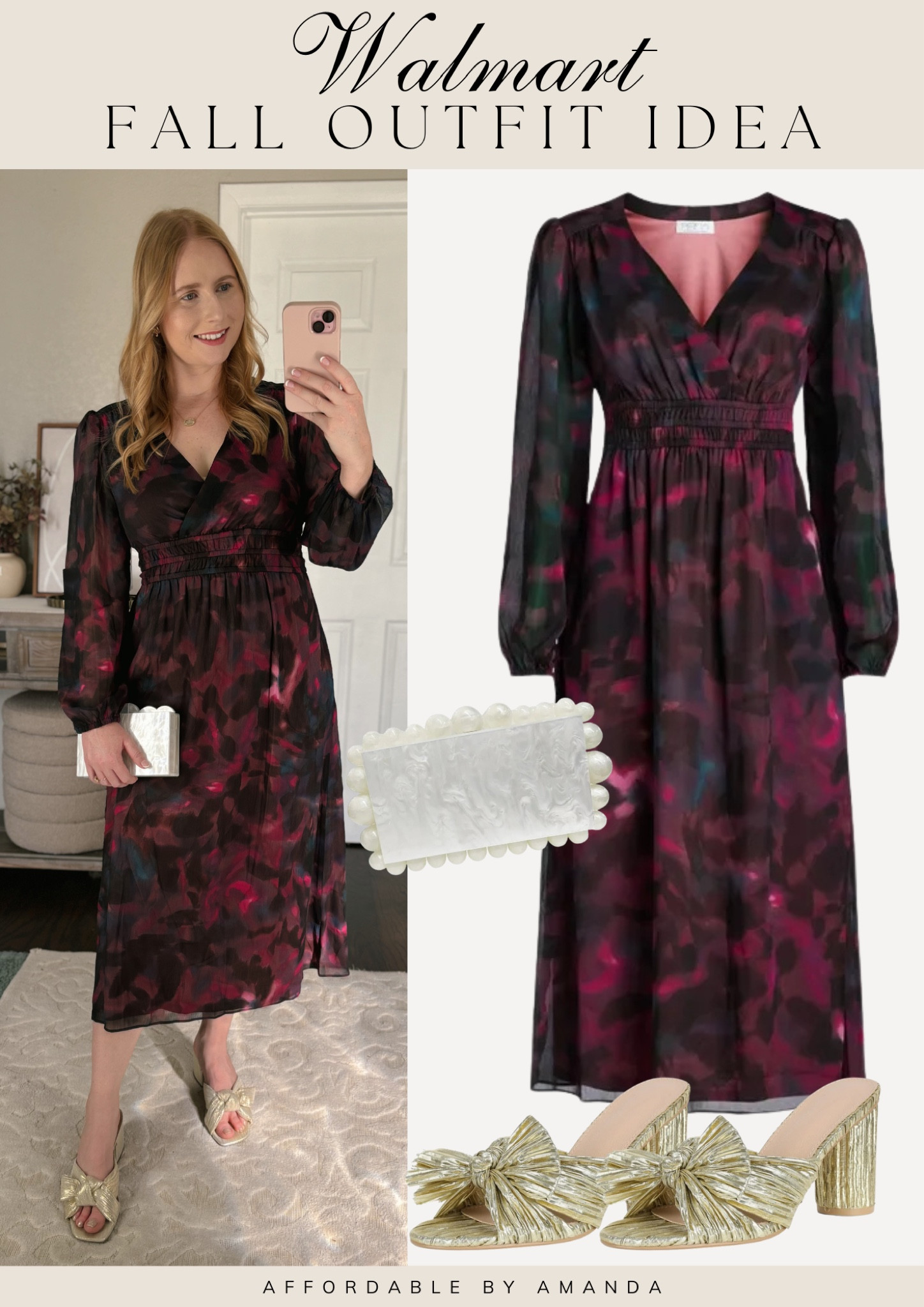 Sofia Jeans Women's Empire Dress with Long Sleeves, size M 

#LTKWedding #LTKParties #LTKSeasonal