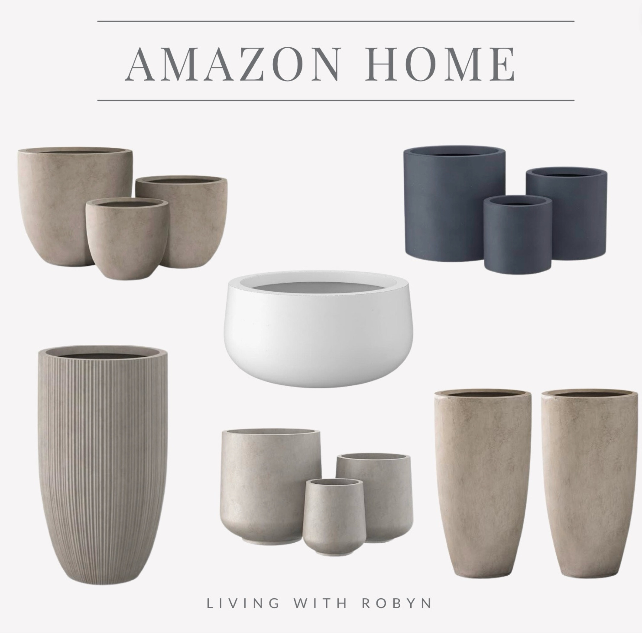 These outdoor planters are such high quality and can also be used indoors! 
Outdoor Planters 
Outdoor Style 

#LTKFindsUnder100 #LTKHome #LTKStyleTip