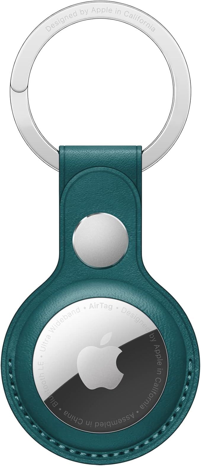 Apple AirTag Leather Key Ring - Forest Green | Amazon (US)