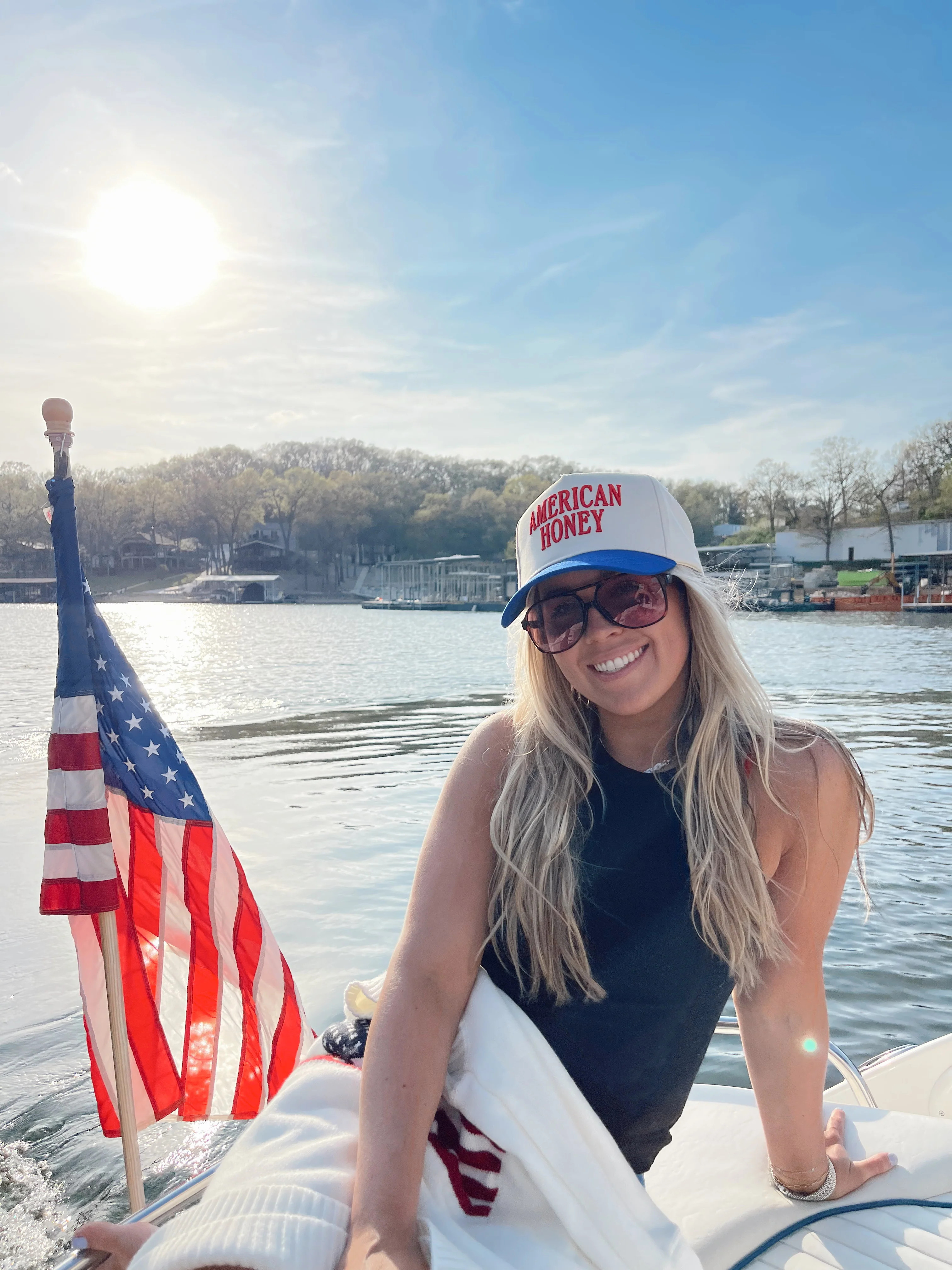 American Honey Vintage Trucker Hat | KenzKustomz