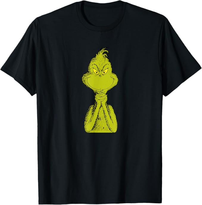 Dr. Seuss Classic Sly Grinch T-shirt T-Shirt | Amazon (US)