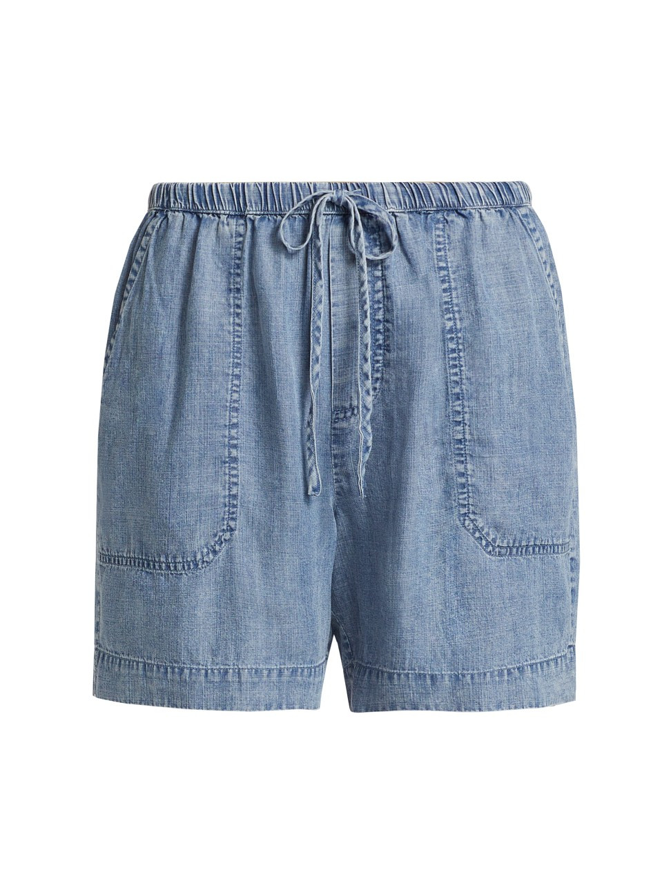 Women's Angie Denim Drawstring Shorts - Indigo - Size Small | Saks Fifth Avenue