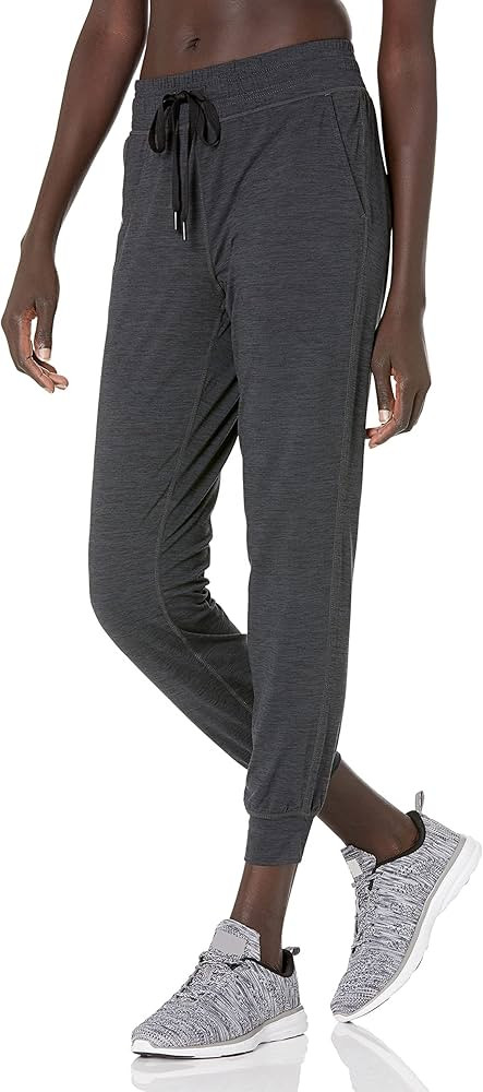 Amazon Essentials Women's Brushed Tech Stretch Jogger Pant (Available in Plus Size) | Amazon (US)