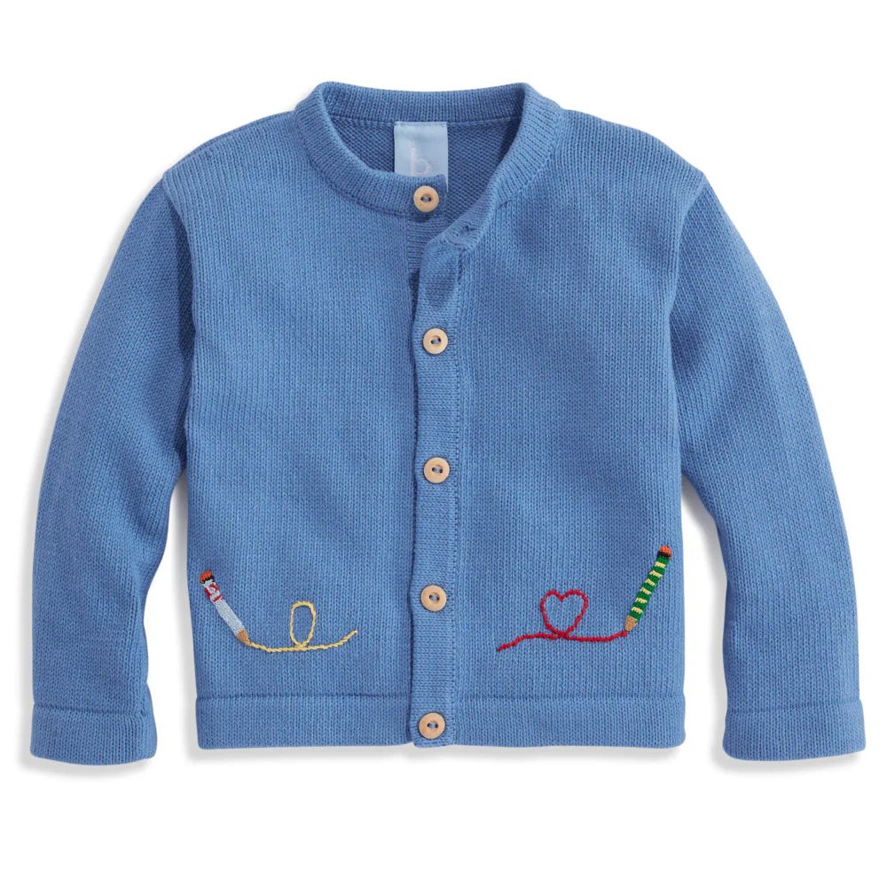 Bella Bliss Applique Well Played Cardigan | JoJo Mommy