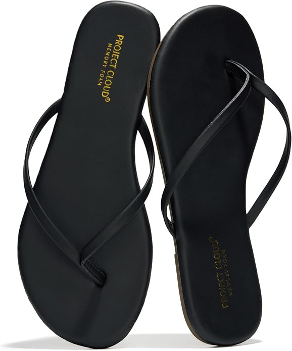 Project Cloud Flip Flops for Women Footwear- Lightweight and Memory Foam Insole Sandals for Women... | Amazon (US)