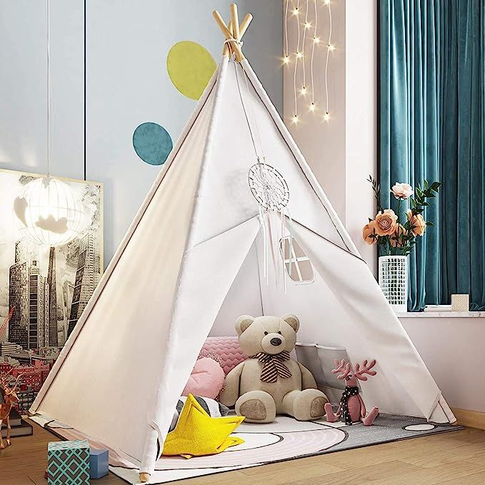 Kids Teepee Tent for Kids,Kids Play Tent for Girls & Boys, Gifts Playhouse for Kids Indoor Outdoo... | Amazon (US)